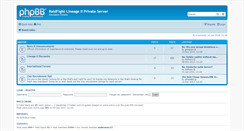 Desktop Screenshot of forums.raidfight.eu